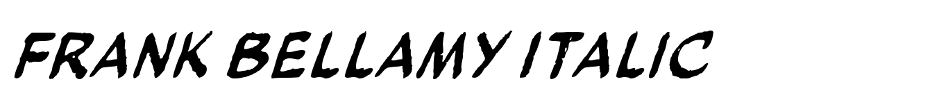 Frank Bellamy Italic